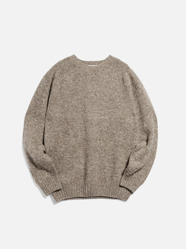 YMC Earth Suedehead Sweater in Natural