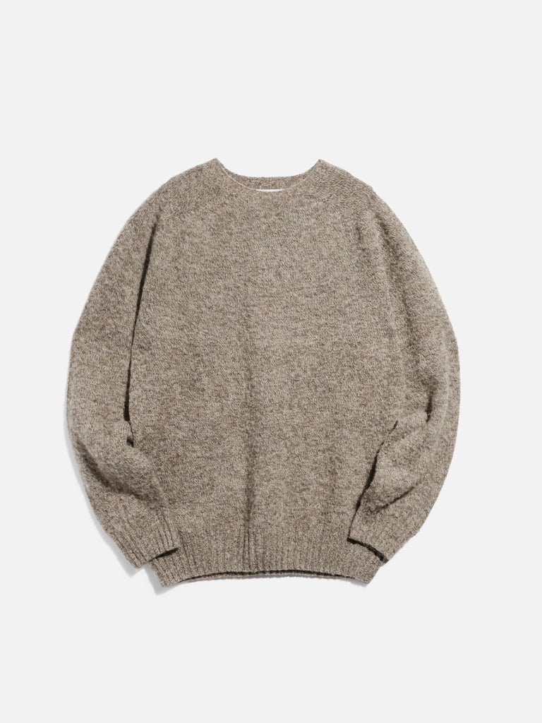 YMC Earth Suedehead Sweater in Natural
