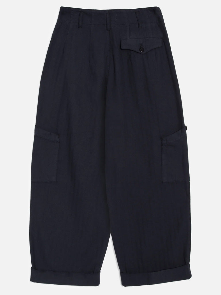 YMC Grease Trouser in Black Herringbone