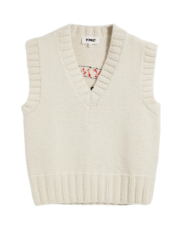 YMC Heidi Vixen Vest in Cream