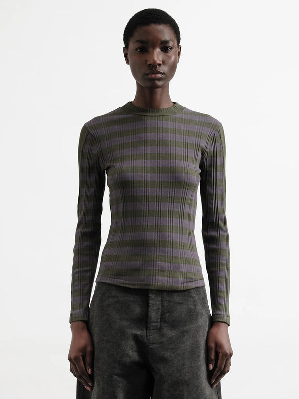 YMC High Rain Stripe Top in Multi