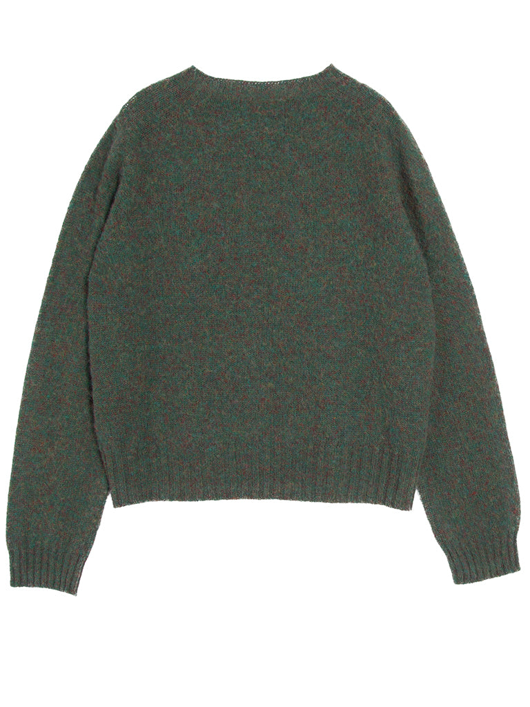 YMC Jets Crew Knit in Green