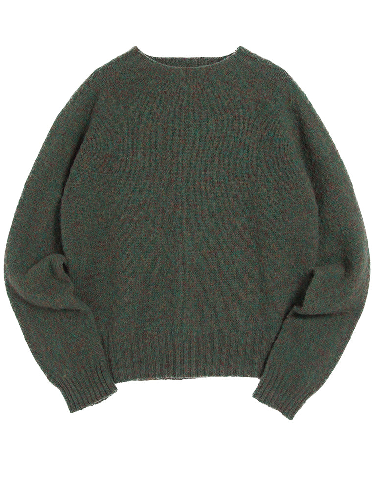 YMC Jets Crew Knit in Green