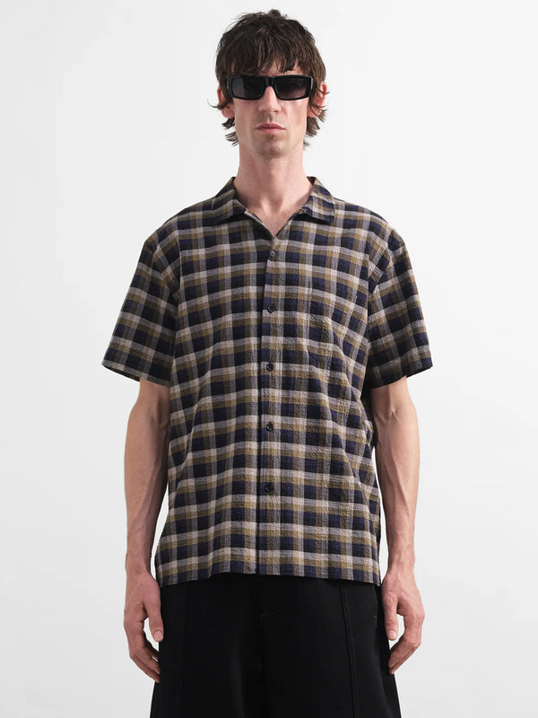 YMC Malick Shirt in Check Multi