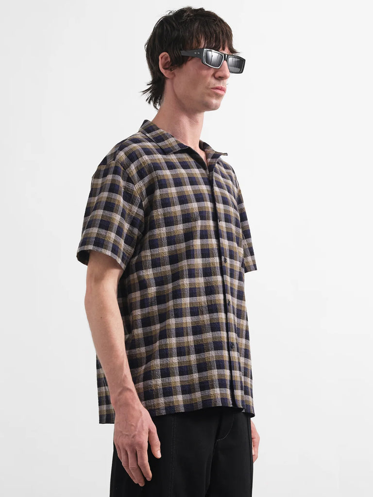 YMC Malick Shirt in Check Multi