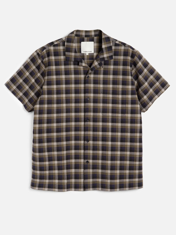 YMC Malick Shirt in Check Multi