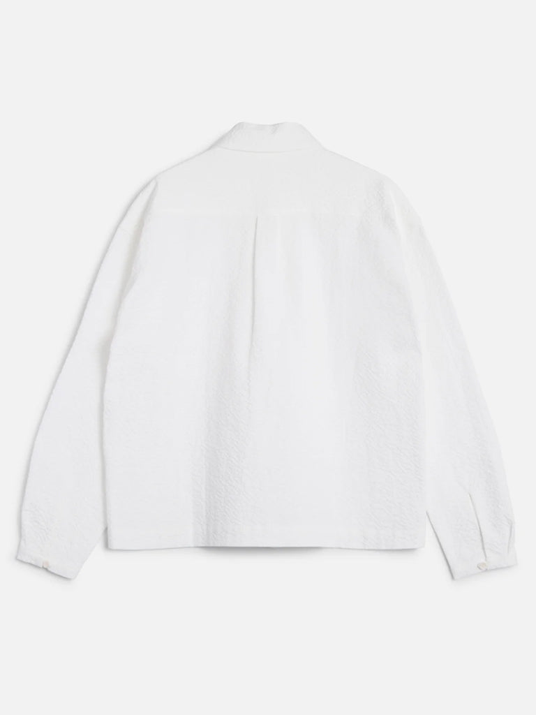 YMC Marianne Seersucker Shirt in White