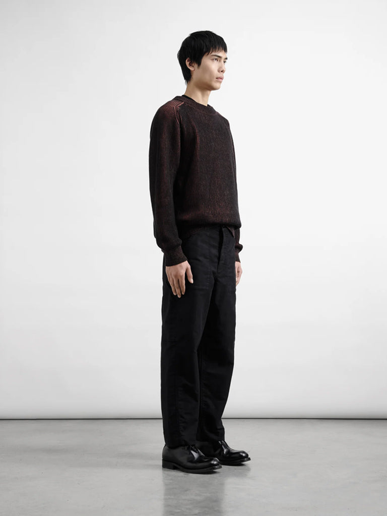 YMC Painter Trouser in Black Moleskin
