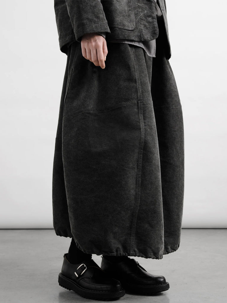 YMC Parachute Skirt in Charcoal