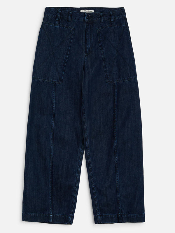 YMC Peggy Trousers in Indigo