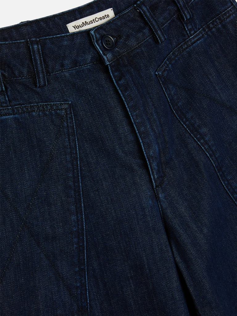 YMC Peggy Trousers in Indigo