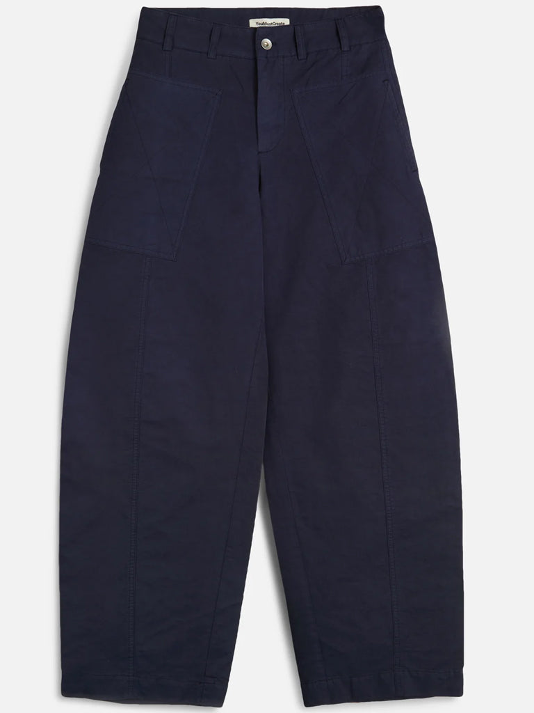 YMC Peggy Trousers in Navy