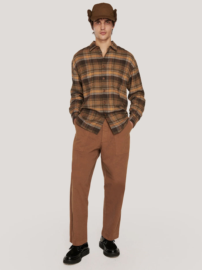 YMC Radar Trousers in Brown – Maze