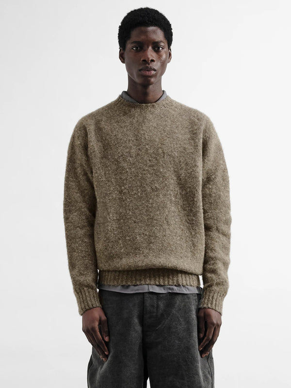 YMC Suedehead Sweater in Brown