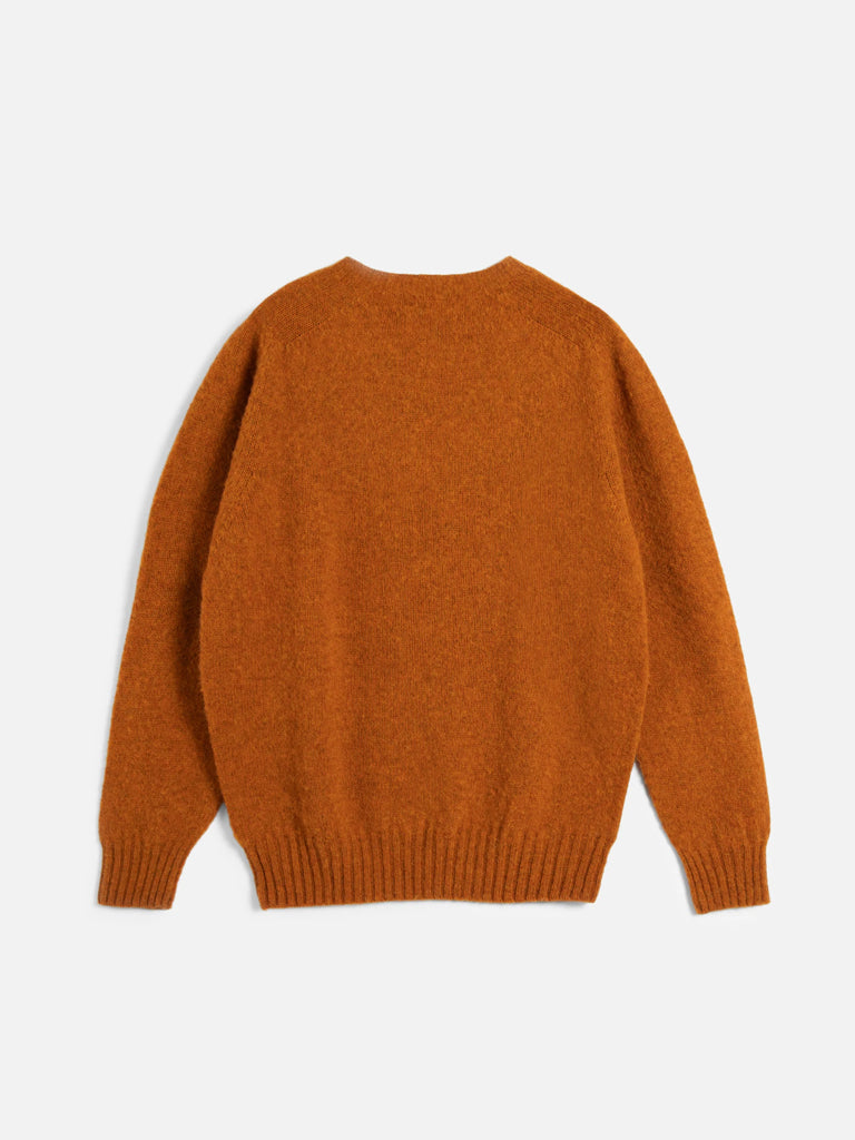 YMC Suedehead Sweater in Orange