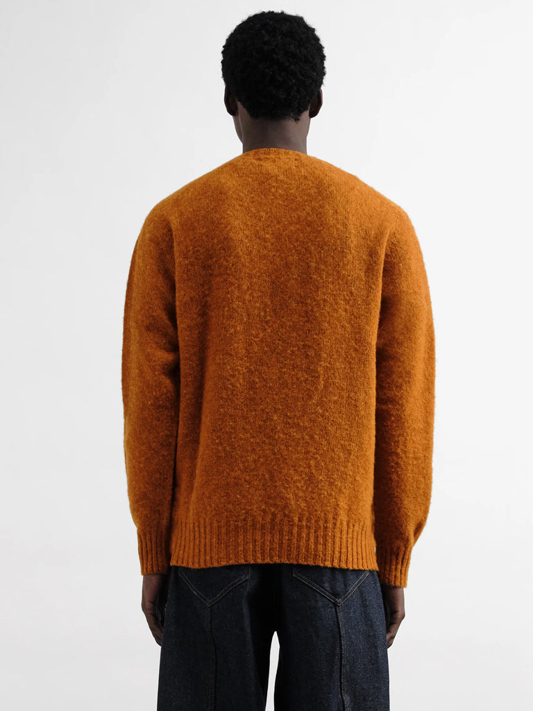 YMC Suedehead Sweater in Orange