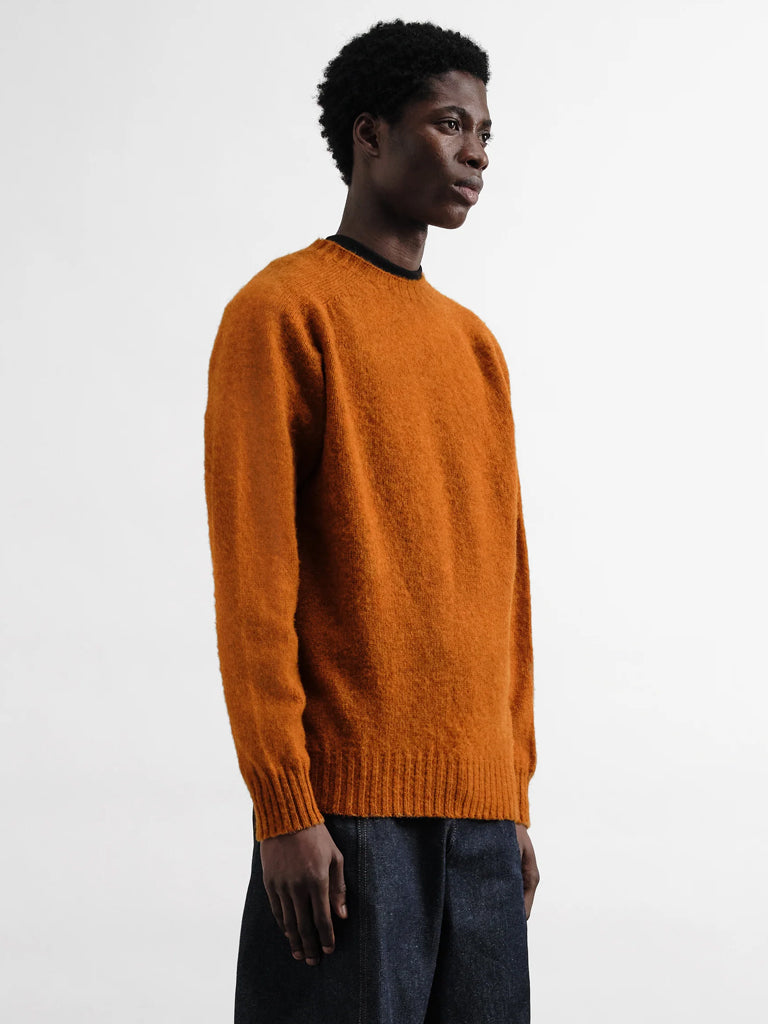 YMC Suedehead Sweater in Orange