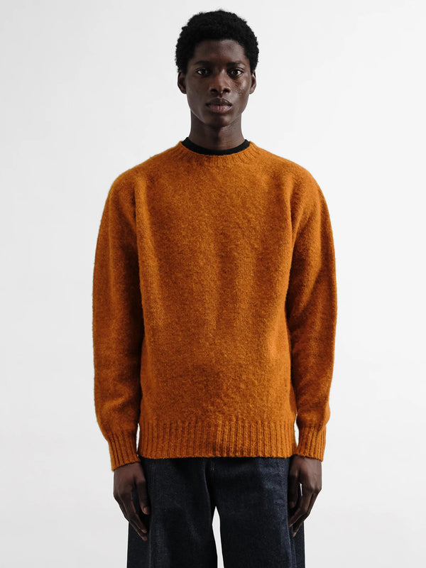 YMC Suedehead Sweater in Orange