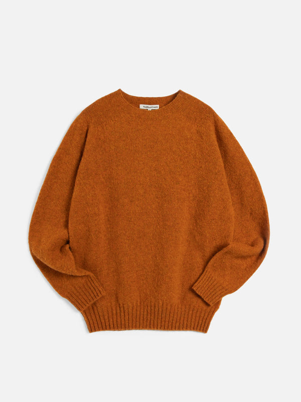 YMC Suedehead Sweater in Orange