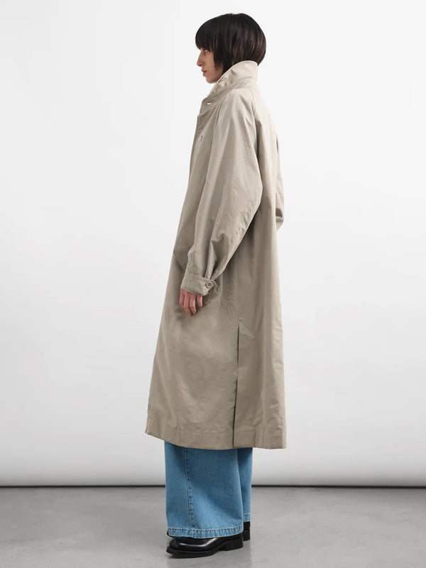 YMC Tyrell Trench Coat in Stone