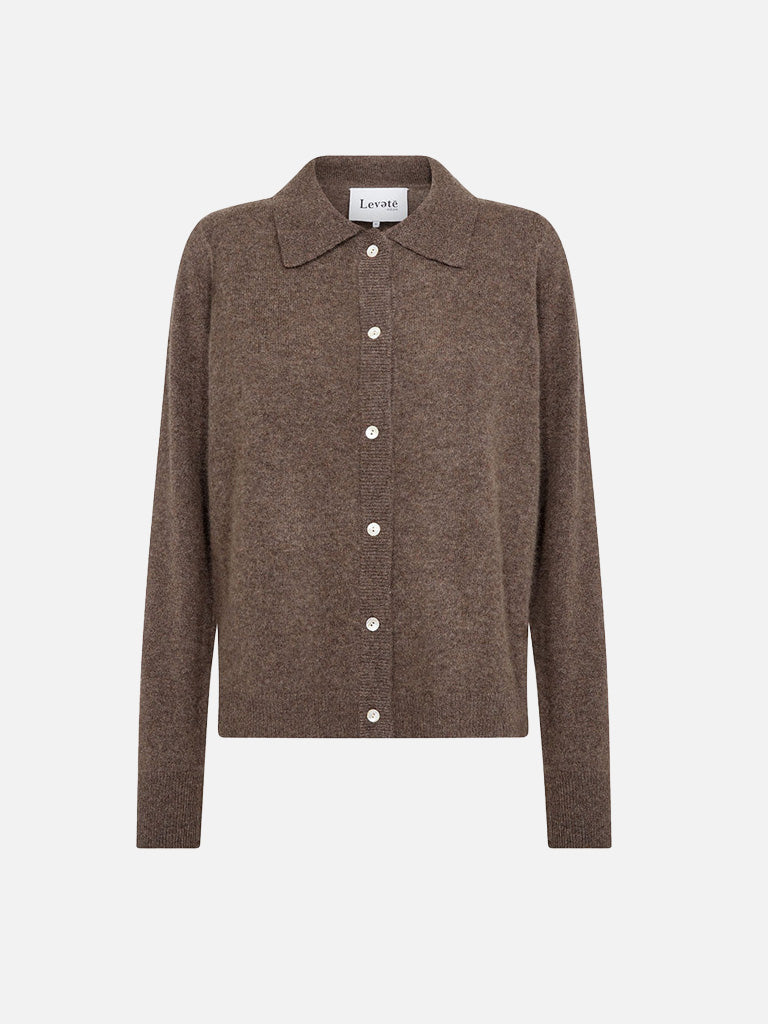 Levete Room Eloise Cardigan in Coffee
