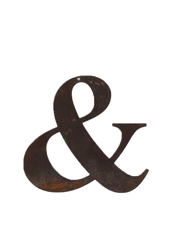 Re-found Objects Rusty Ampersand