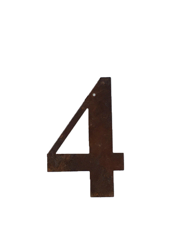 Re-found Objects Rusty Numbers 4