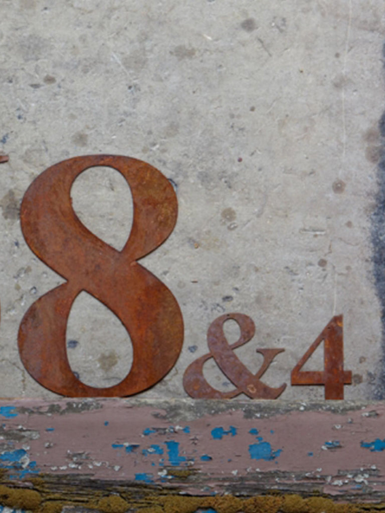 Re-found Objects Rusty Numbers 7