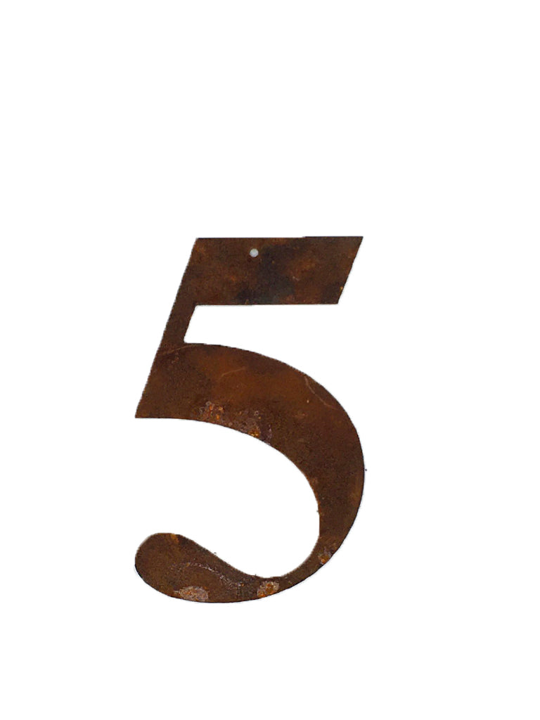 Re-found Objects Rusty Numbers 5