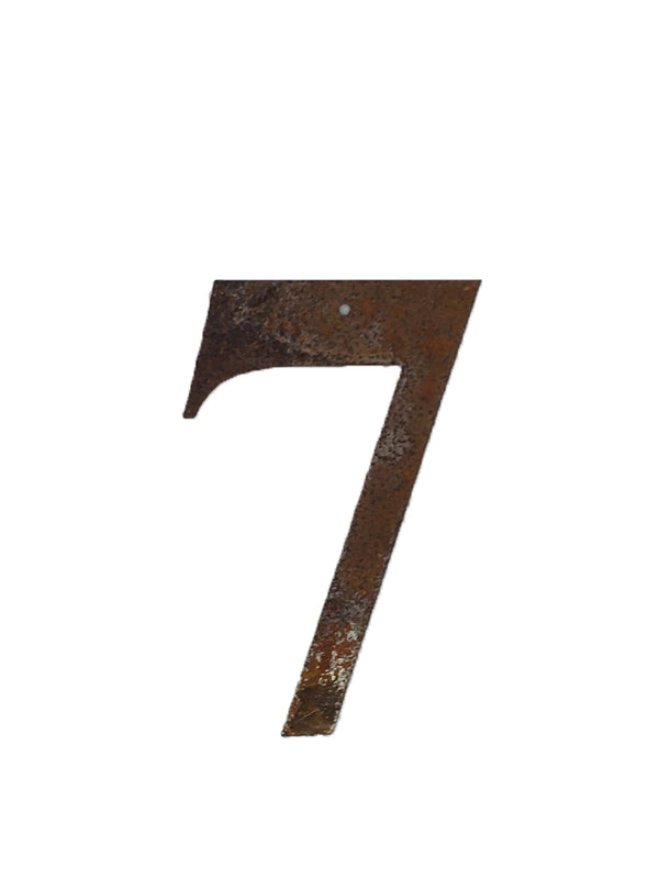 Re-found Objects Rusty Numbers 7