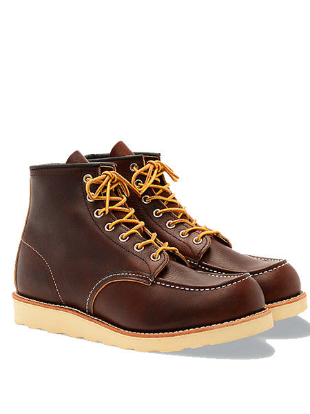 Red Wing 8138 Moc Toe Boot in Brown