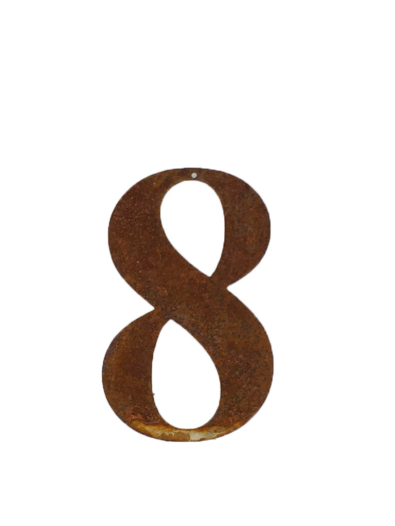 Re-found Objects Rusty Numbers 8