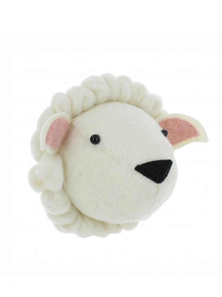 Fiona walker Mini Sheep  Head in White