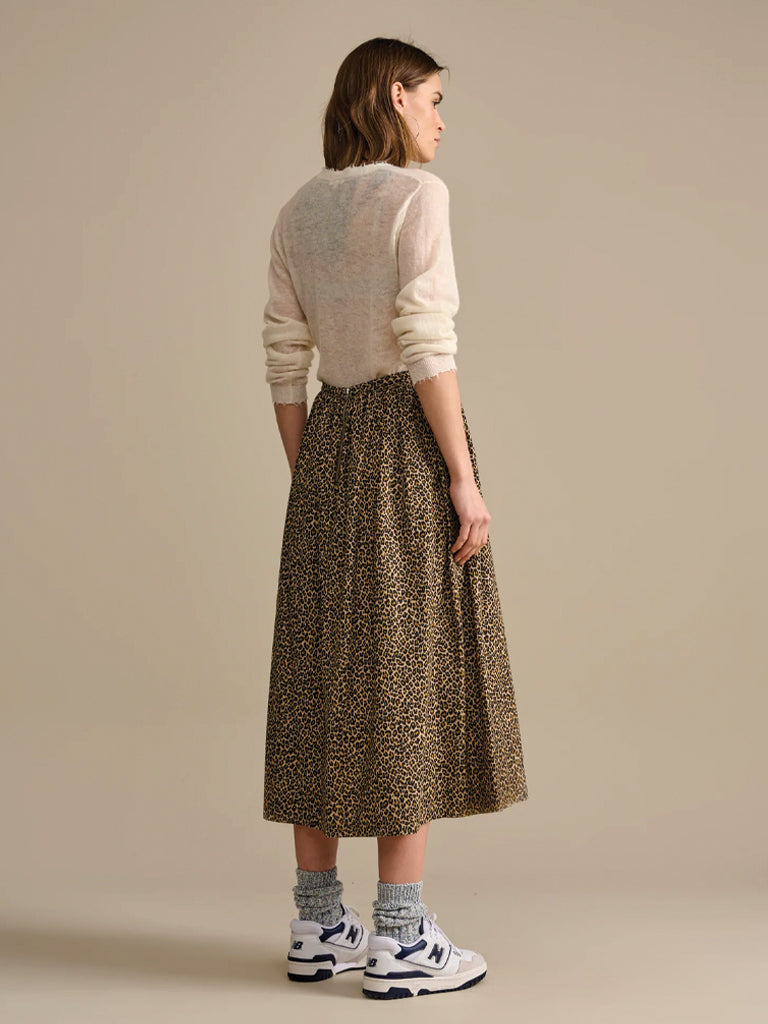 Bellerose Theresa Floral Skirt in Leopard