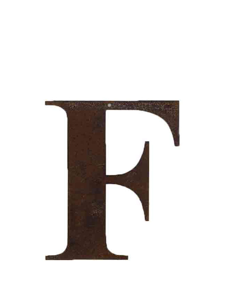 Rusty Letters F