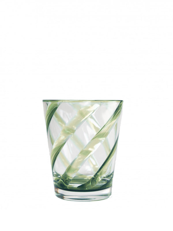 Fiorira un Giardino Methacrylate Spiral Glass in Verde