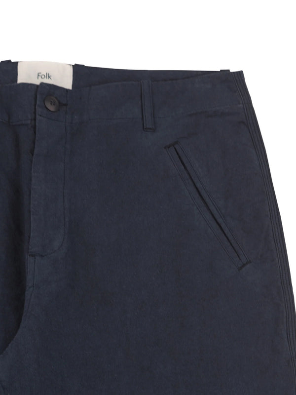 Folk Lean Assembly Pant in Soft Navy