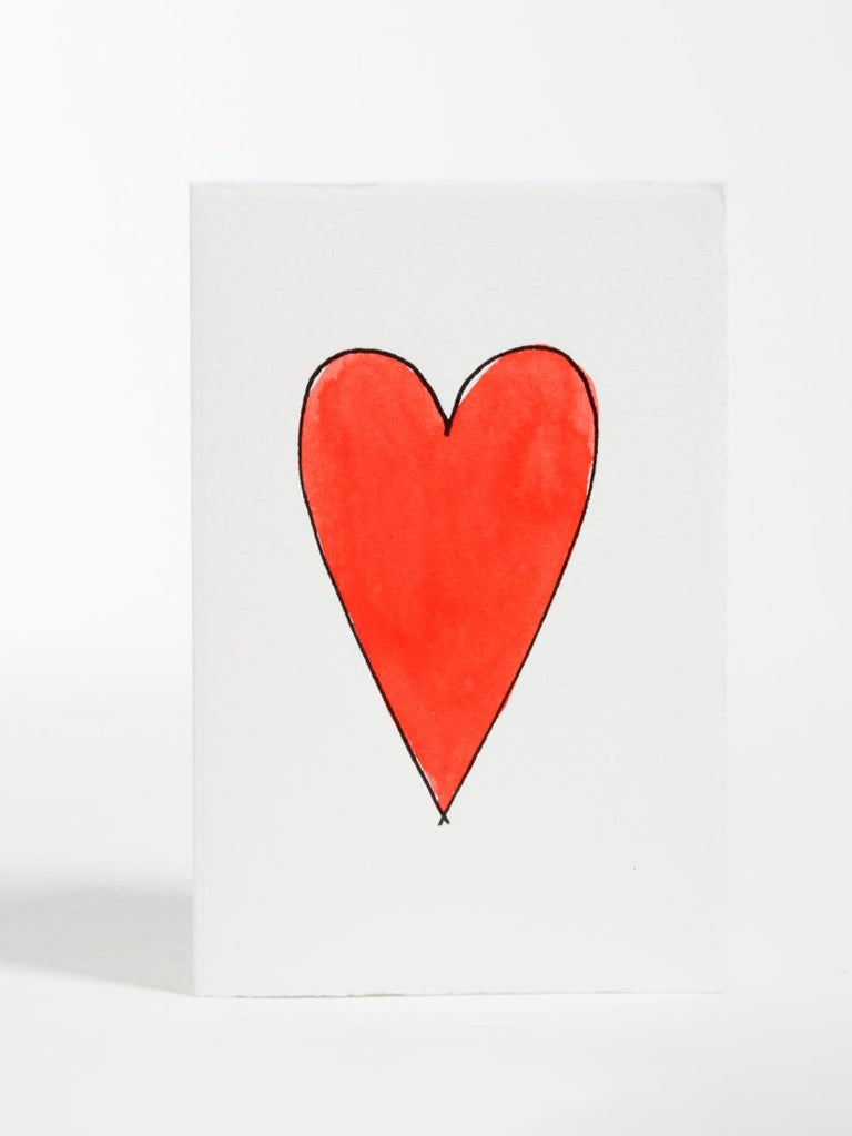 Scribble & Daub Heart Card