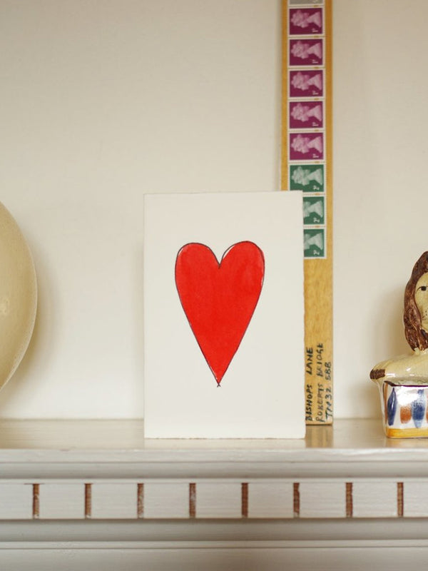 Scribble & Daub Heart Card