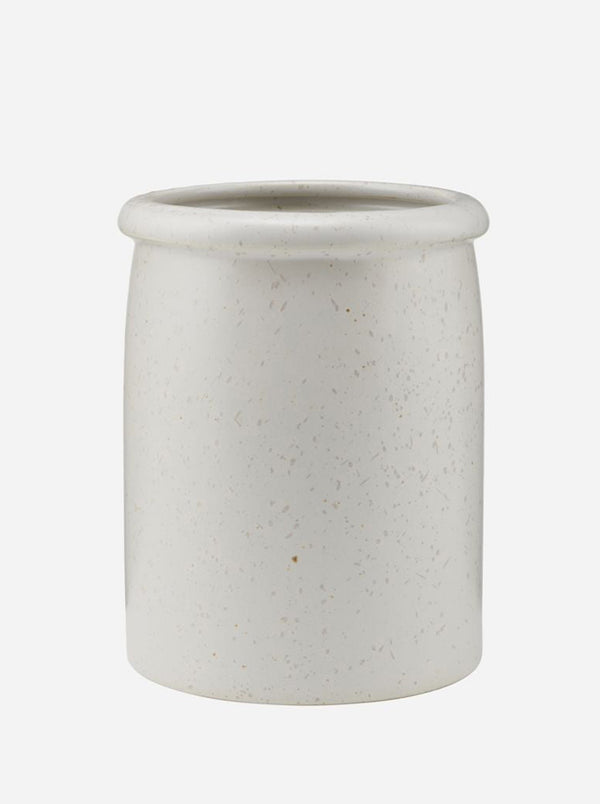 House Doctor Pion Jar in Grey/White
