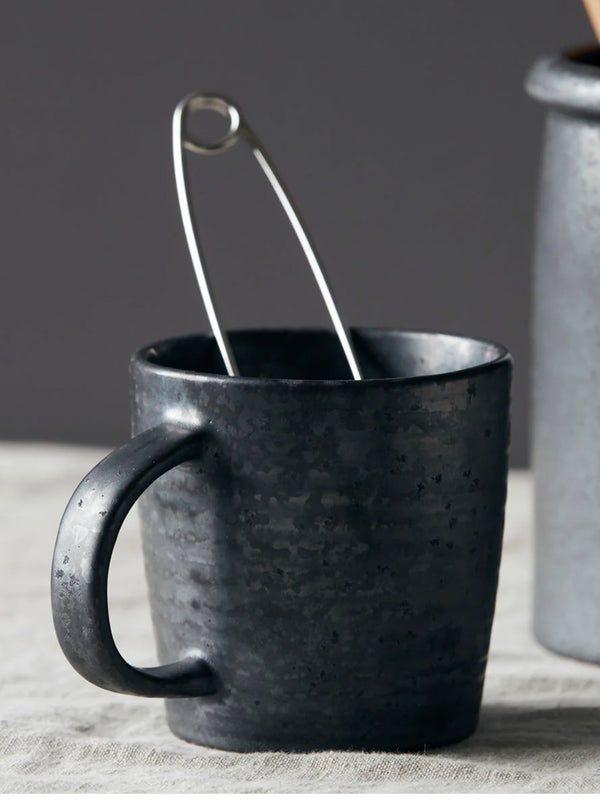 House Doctor Pion Tea Cup in Black