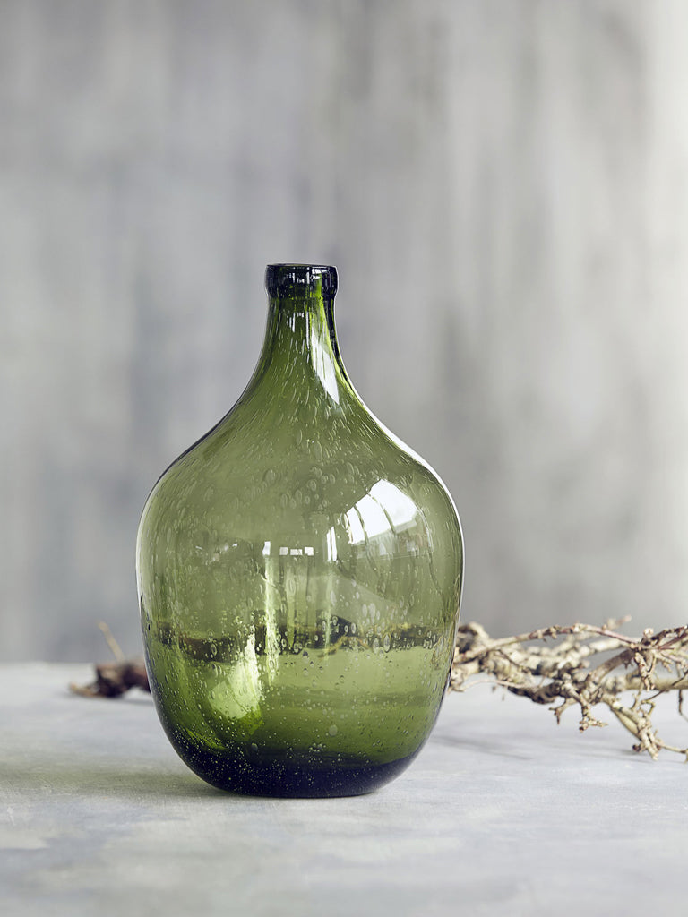 House Doctor Vase Bottle in Light Green