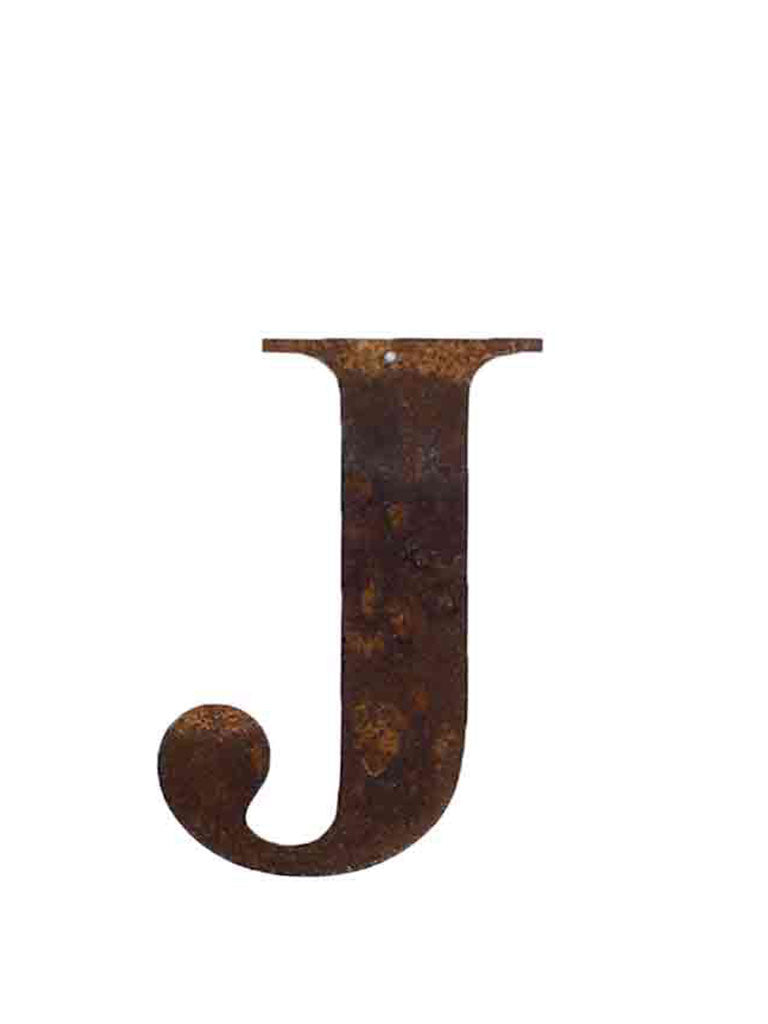 Rusty Letters J