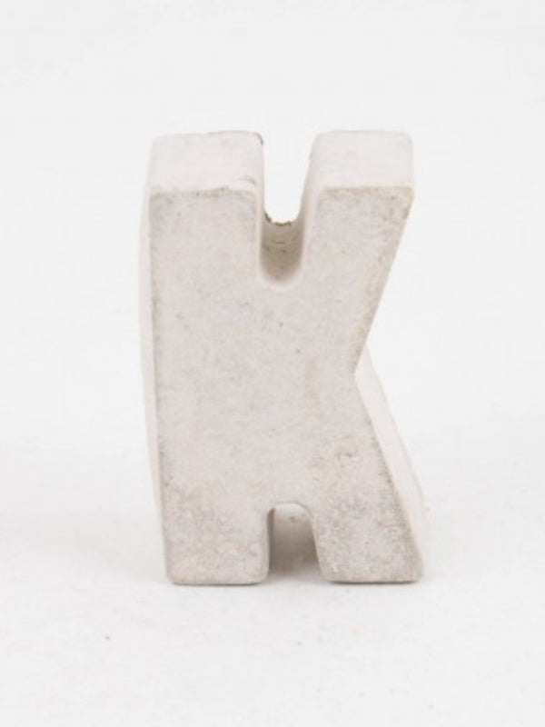An Artful Life Concrete Letter K