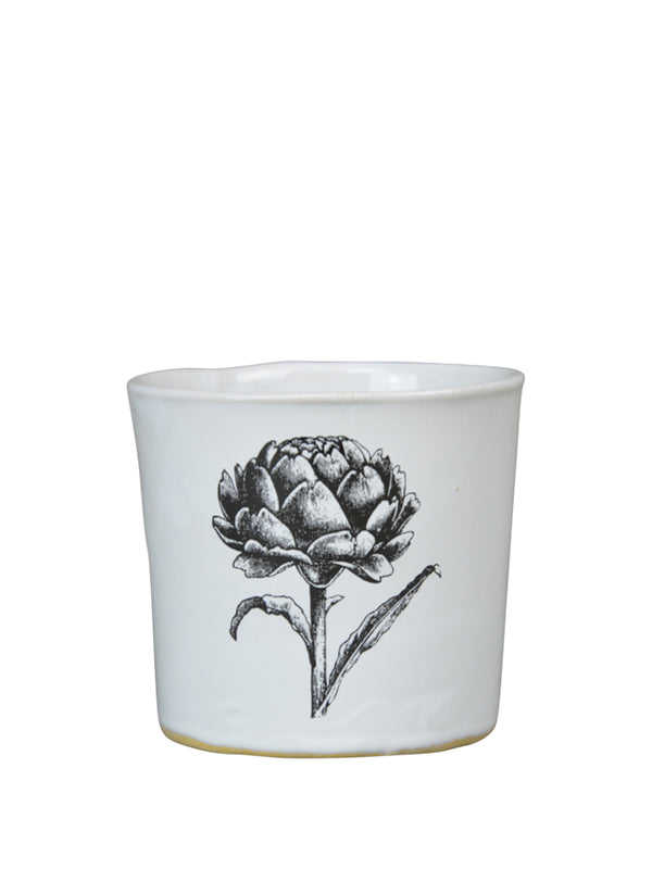 Kühn Keramik Big Artichoke Coffee Beaker in White