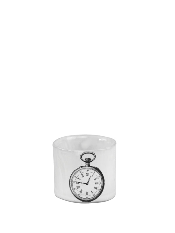 Kühn Keramik Clock Espresso Beaker in White