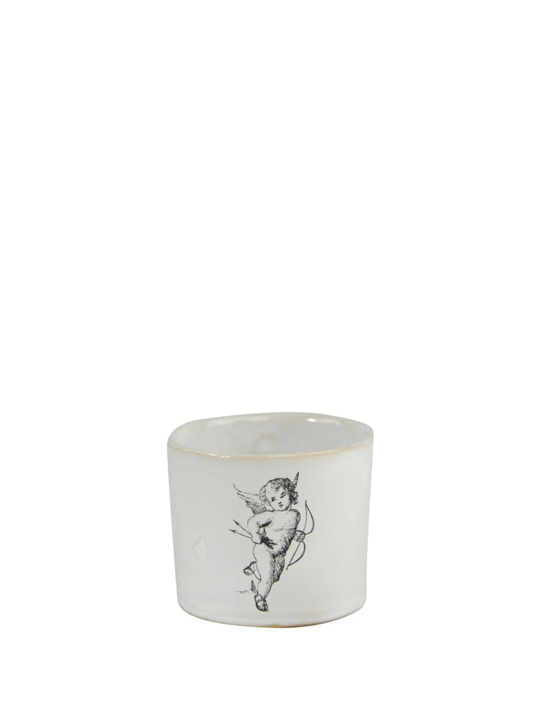 Kühn Keramik Small Cherub Coffee Beaker in White