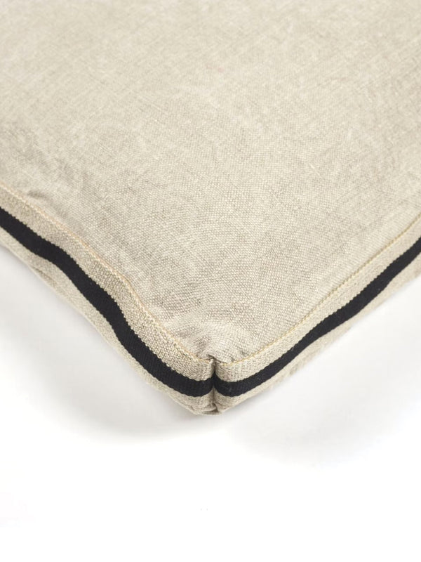 Libeco James Large Cushion & Insert in Flax