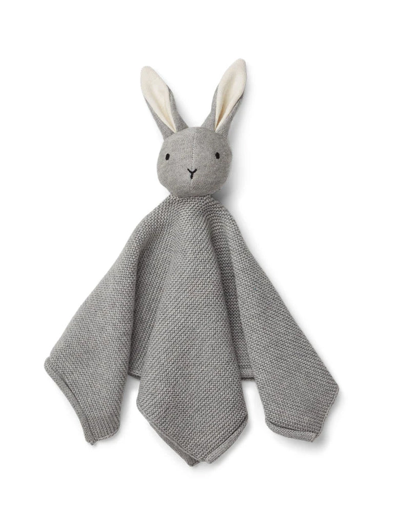 Liewood Milo Knit Cuddle Cloth in Rabbit Grey