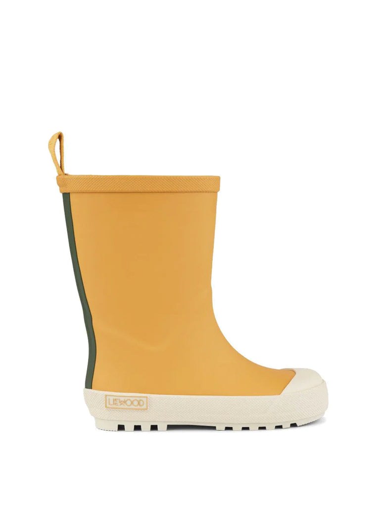 Liewood River Rain Boots in Yellow Mellow Mix